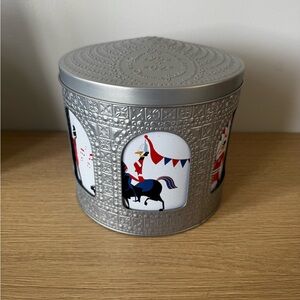 Marks & Spencer Silver Round Biscuit Tin